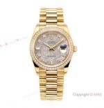 Swiss Rolex Day-Date Gold Presidential MOP Diamond Watch 36mm Superclone